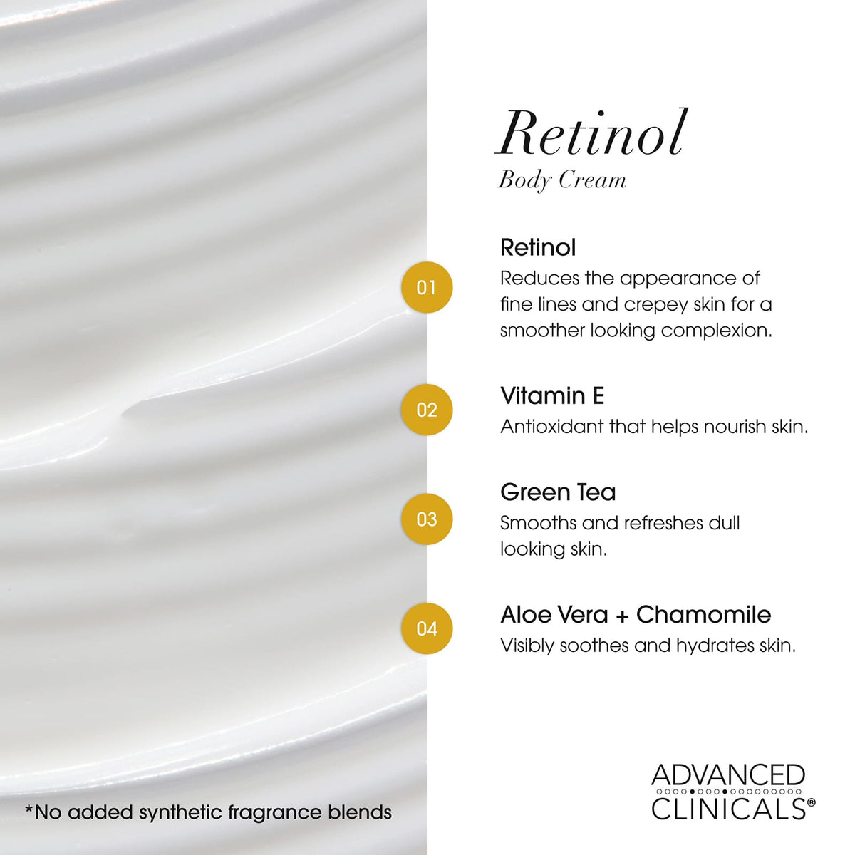 Advanced Clinicals Retinol Advanced Firming Cream 59 ml (2 fl oz) - view 6