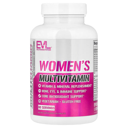 EVLution Nutrition Women's Multivitamin, 120 Tablets