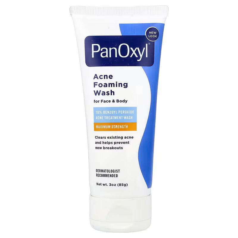 PanOxyl Foaming Wash 10% Benzoyl Peroxide 3 oz