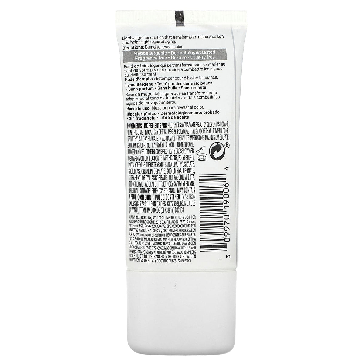 Almay Ageless Smart Shade Foundation 600 Tan 30 ml - view 2