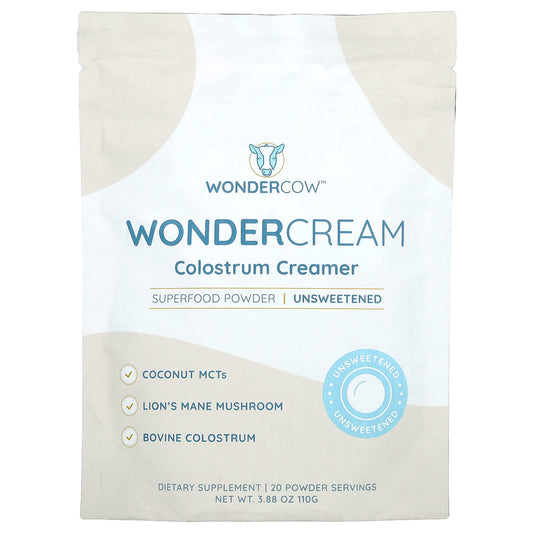 Wondercow WonderCream Colostrum Creamer Unsweetened 110 g (3.88 oz)