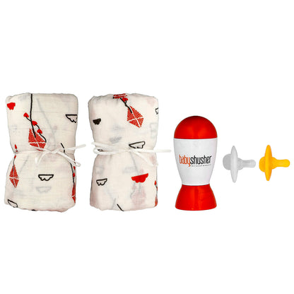 Baby Shusher Collection, Shusher Device, 2 Swaddles and 2 Dummies, 5 Piece - view 3