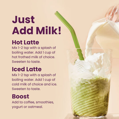 Blume Superfood Latte, Matcha Coconut, 100 g (3.5 oz) - view 5