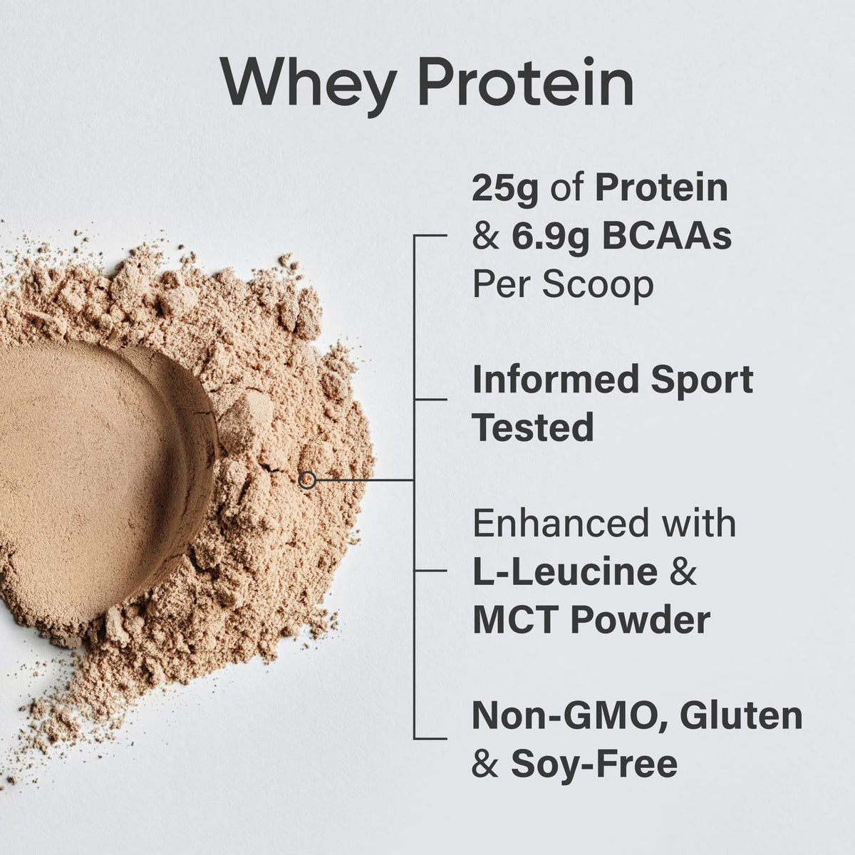 Sports Research Whey Protein, Dutch Chocolate, 1.03 kg (2.26 lb) - view 5