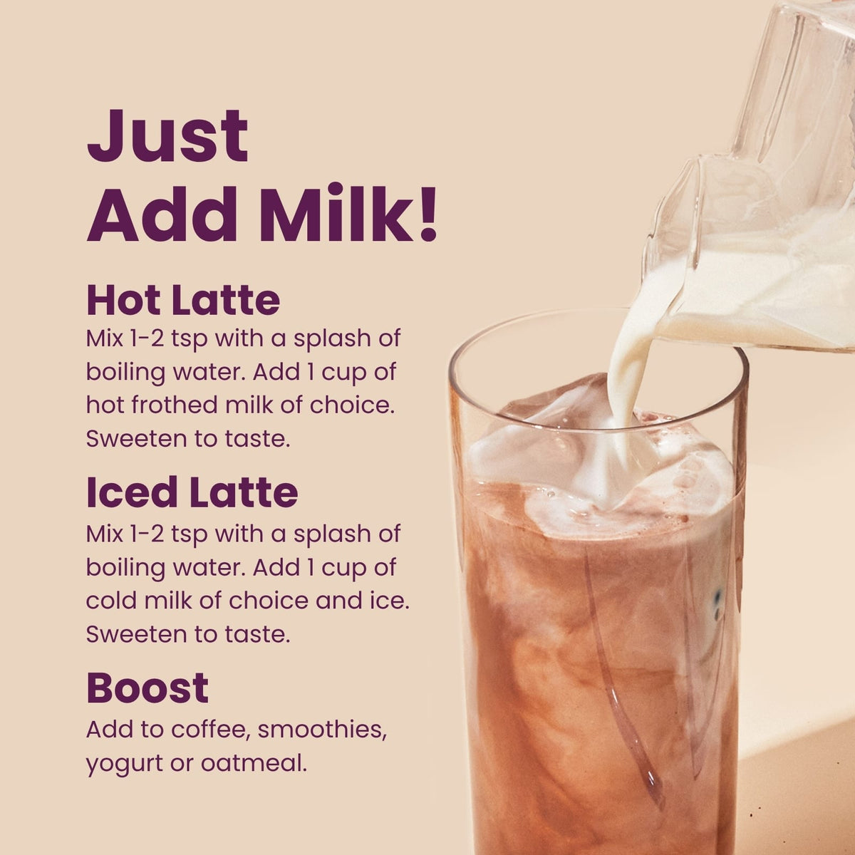 Blume Superfood Latte, Reishi Hot Cacao, 4.4 oz (125 g) - view 5