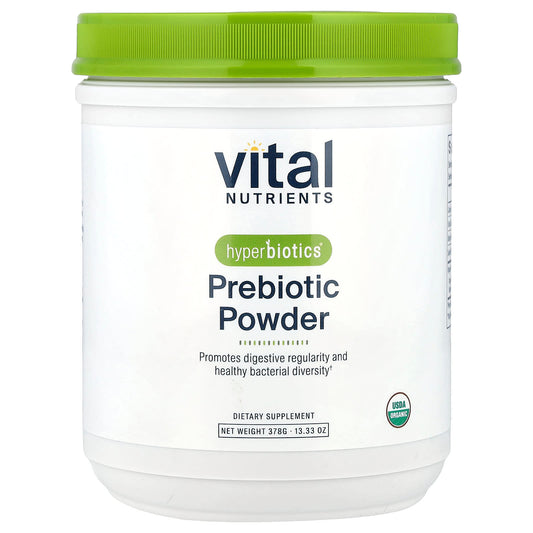 Vital Nutrients Hyperbiotics Organic Prebiotic Powder, 378 g (13.33 oz)
