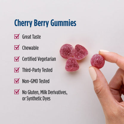 Nordic Naturals Nordic Berries Multivitamin, Cherry Berry, Ages 3+, 120 Gummies - view 4