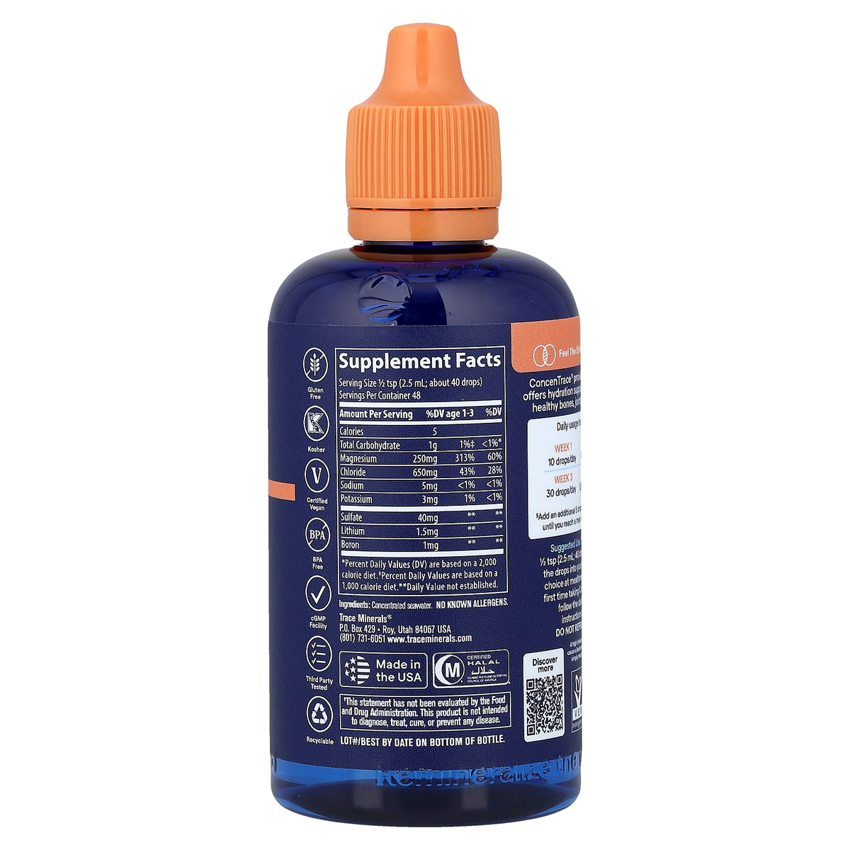 Trace ConcenTrace Trace Mineral Drops, 118 ml (4 fl oz) - view 2