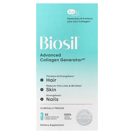 Biosil Advanced Collagen Generator, 30 Liquid Capsules