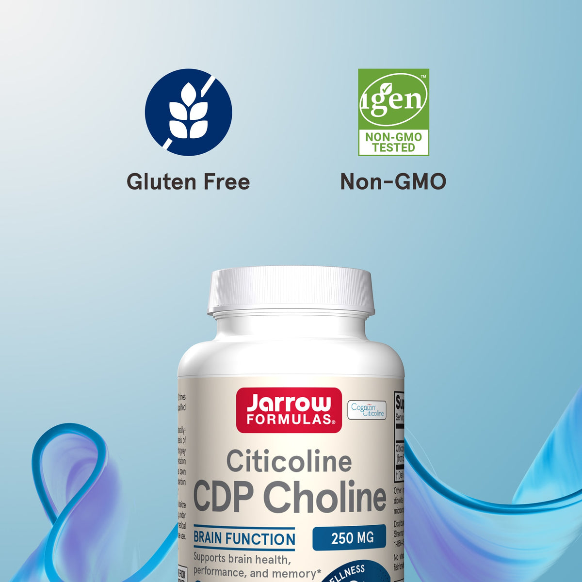 Jarrow Formulas Citicoline CDP Choline, 250 mg, 120 Capsules - view 6