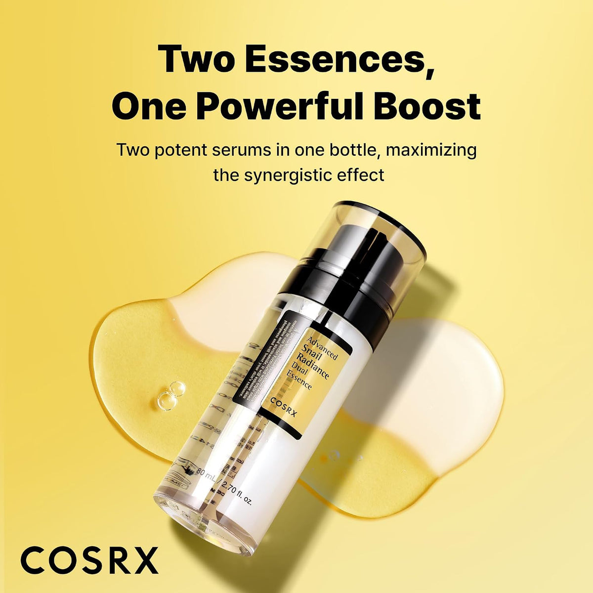 COSRX Niacinamide 5% and Snail Mucin 74% Dual Essence 80ml - view 3