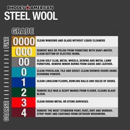 Homax #0000 Super Fine Steel Wool Pads, 12 Pads - view 2