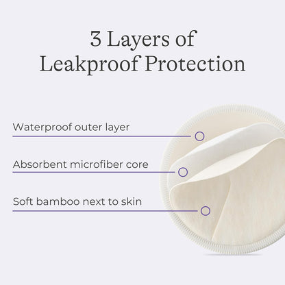 Lansinoh Washable Nursing Pads, 10 Count - view 5