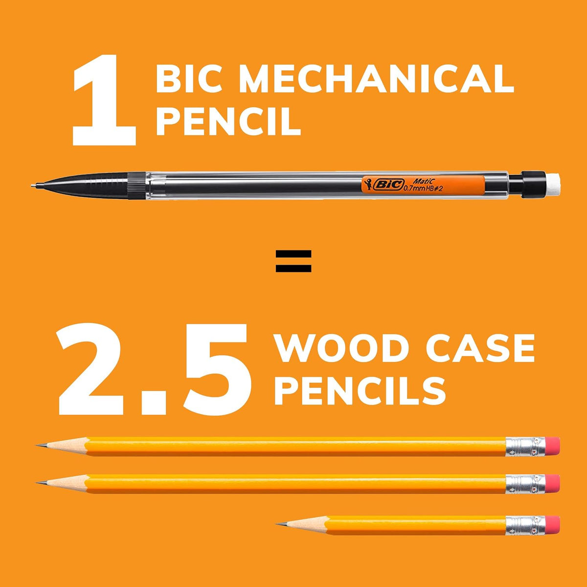 BIC Xtra Smooth Mechanical Pencils, 0.7 mm Medium Point, 10 Count - view 4