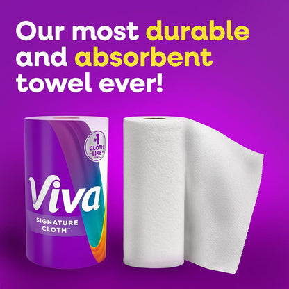 Viva Signature Cloth Paper Towels 12 Family Triple Rolls, 141 Sheets per Roll - view 4
