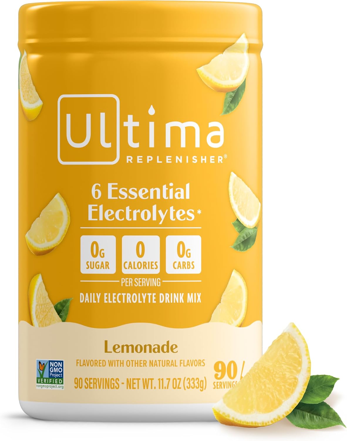 Ultima Replenisher Daily Electrolyte Powder, Lemonade, 90 Servings — product view