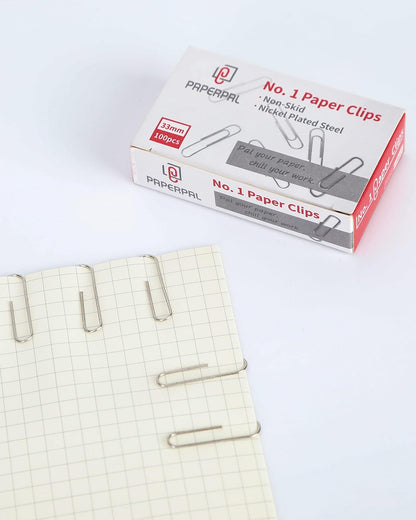 PAPERPAL No.1 Nonskid Paper Clips, 600 Count, Silver - view 5