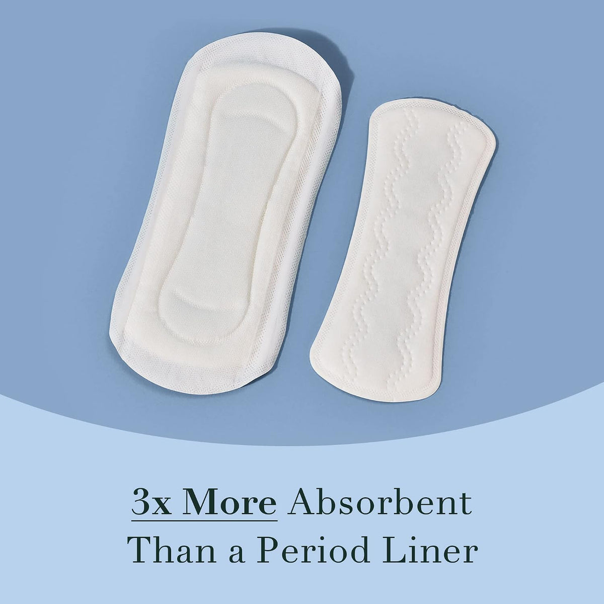 Rael Organic Cotton Cover Incontinence Liners, Regular, 48 Count - view 5