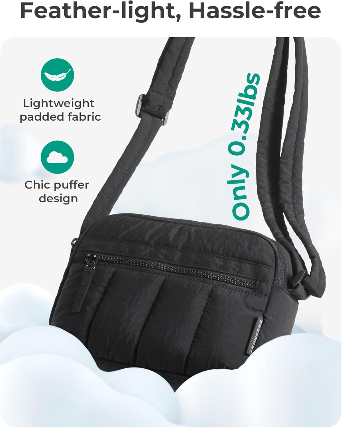 BAGSMART Mini Crossbody Purse for Women - view 6