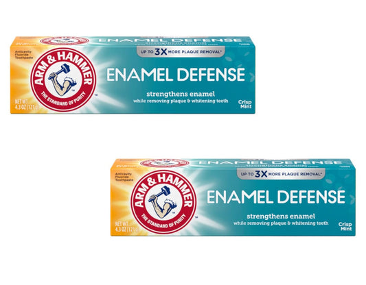 ARM & HAMMER Truly Radiant Fluoride Toothpaste Fresh Mint 4.3 oz, Pack of 2