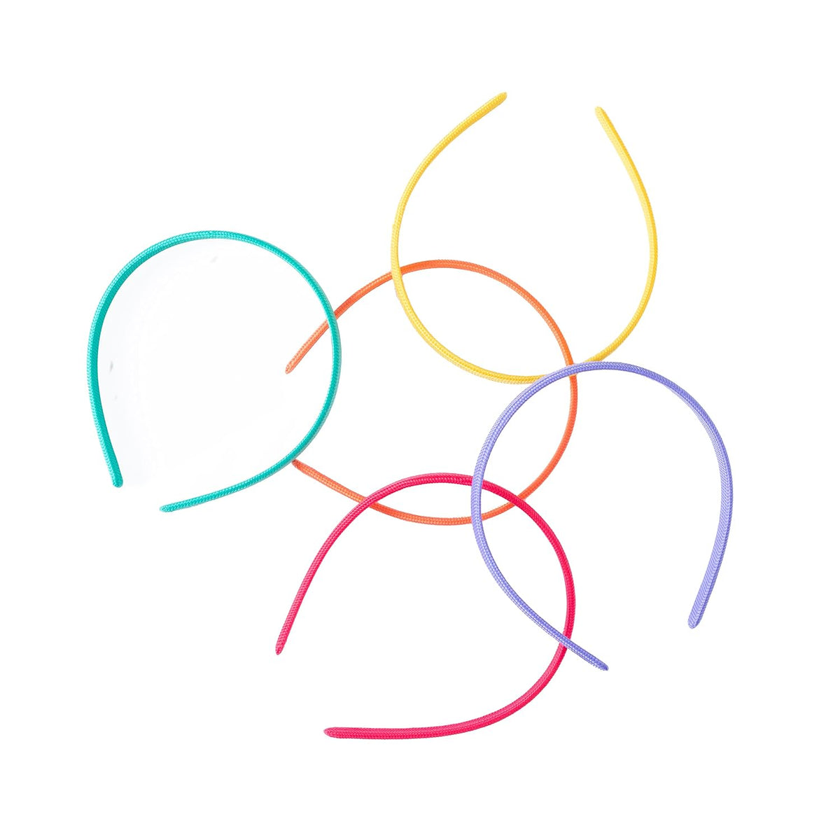Goody Kids Ouchless Fabric Headbands, Assorted Colours, 5 Count — alternate product view
