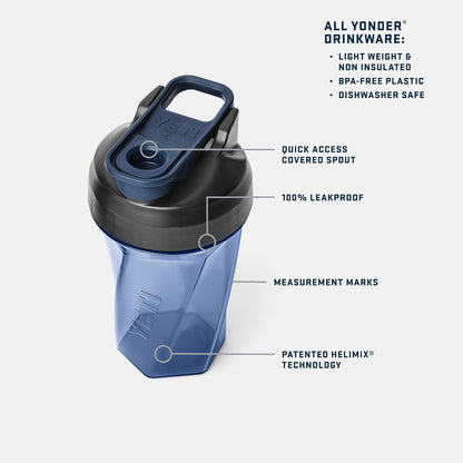 YETI Yonder 20 oz (591 ml) Leakproof Shaker Bottle in Cape Taupe - view 5