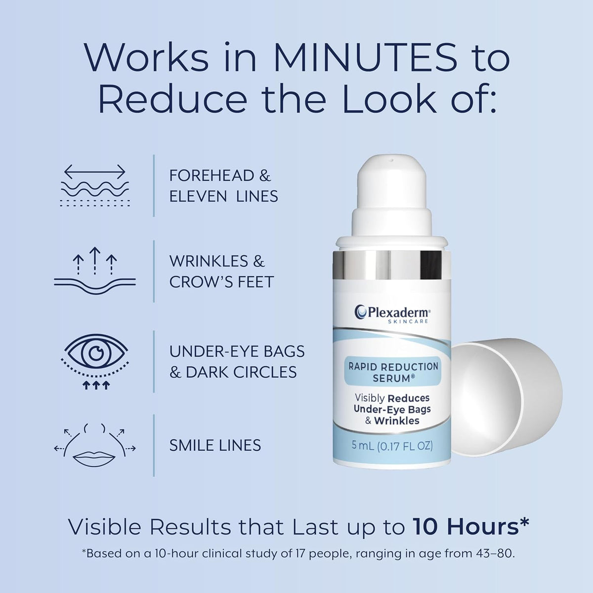 Plexaderm Rapid Reduction Eye Serum with Pump - view 3
