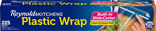 Reynolds Kitchens Quick Cut Plastic Wrap with Slide Cutter, 225 sq ft