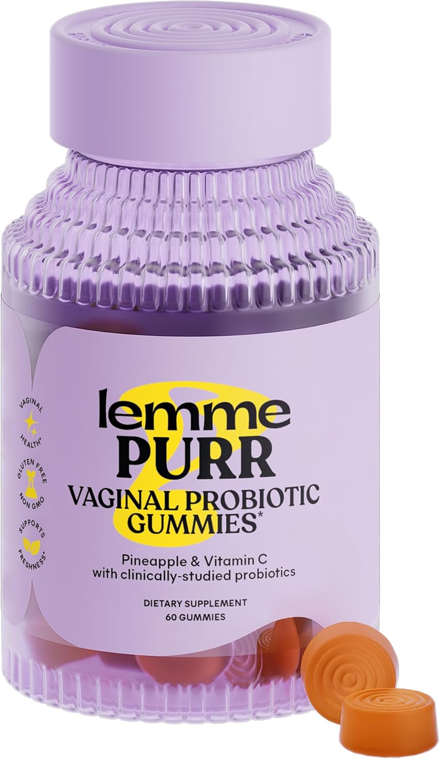 Lemme Purr Vaginal Probiotic Gummies for Women, 30-Day Supply — product view