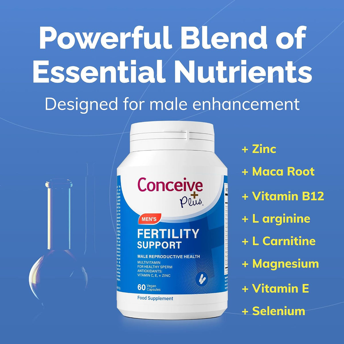 Conceive Plus Male Fertility Supplement 60 Capsules - view 4