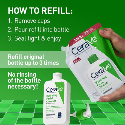CeraVe Hydrating Cleanser with Hyaluronic Acid 16 oz - view 3