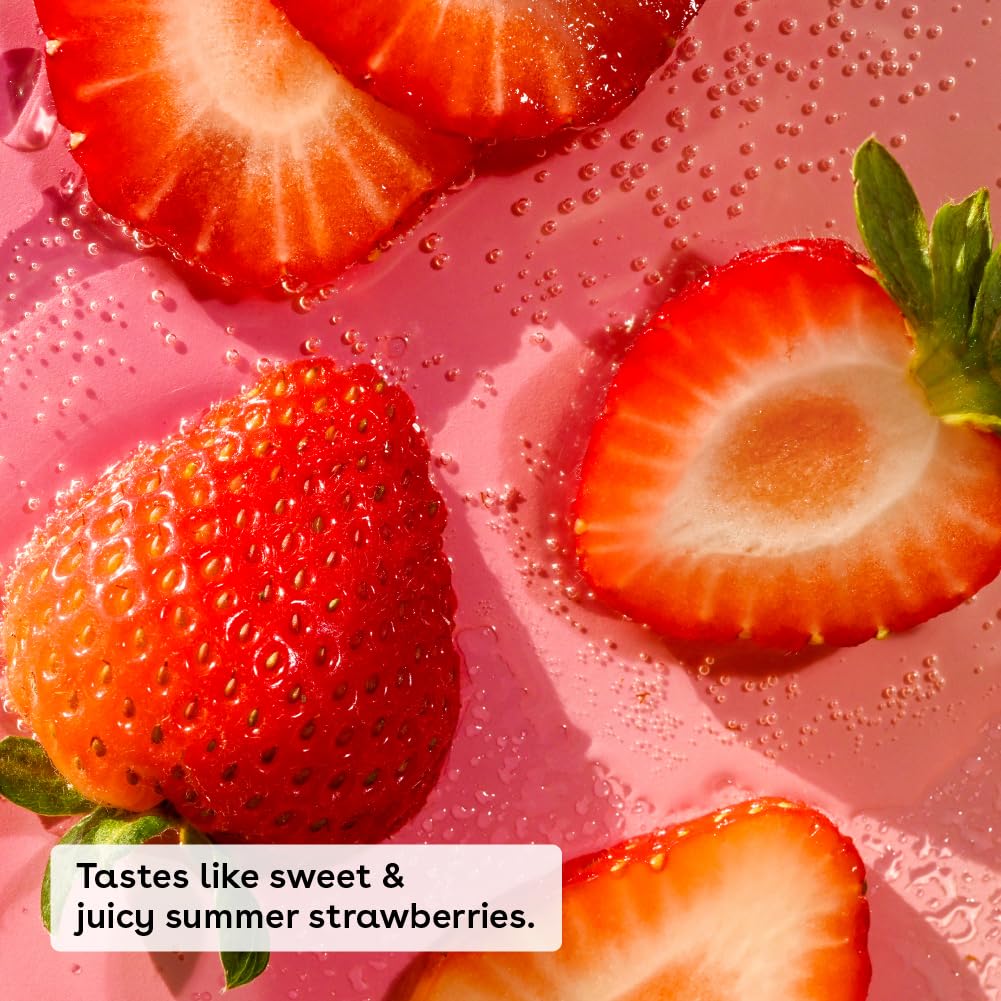 eos Smooth Sphere Lip Balm, Strawberry Sorbet, 0.25 oz (7 g) - view 3