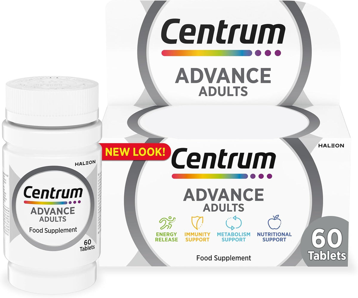 Centrum Advance Multivitamin Tablets, 24 Nutrients, 60 Count — product view