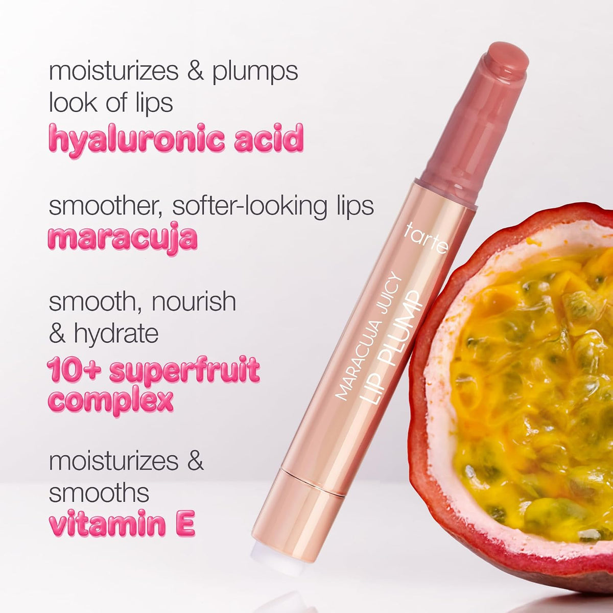 tarte Maracuja Juicy Lip Plump Gloss Balm, Mixed Berries - view 5