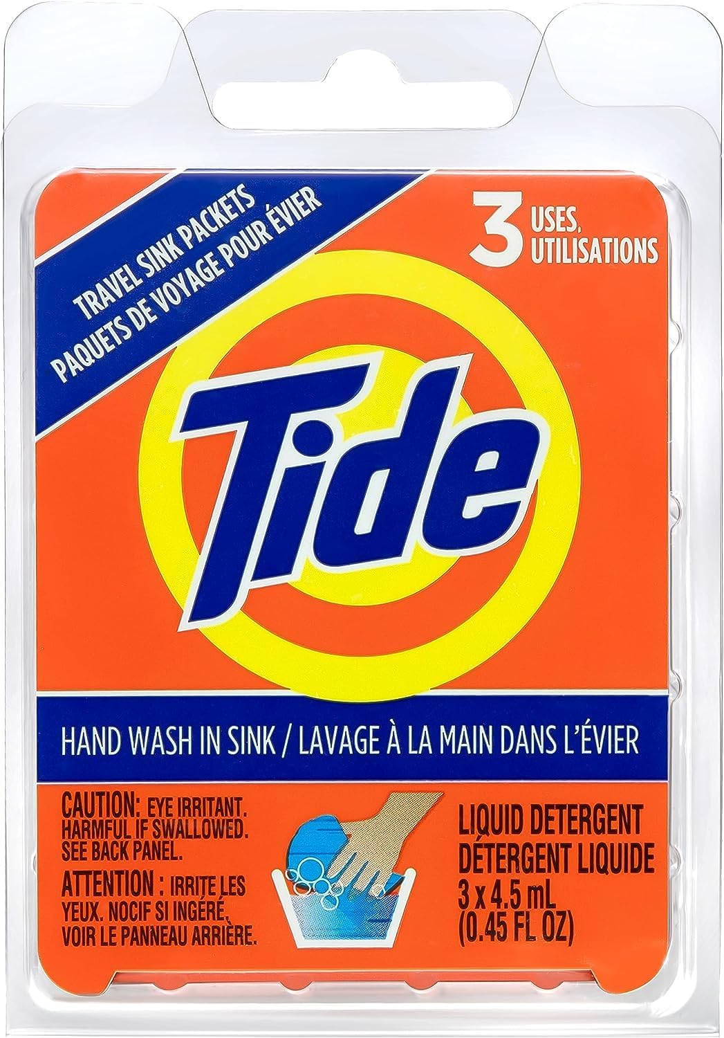 Tide Travel Sink Packs, 3 Count
