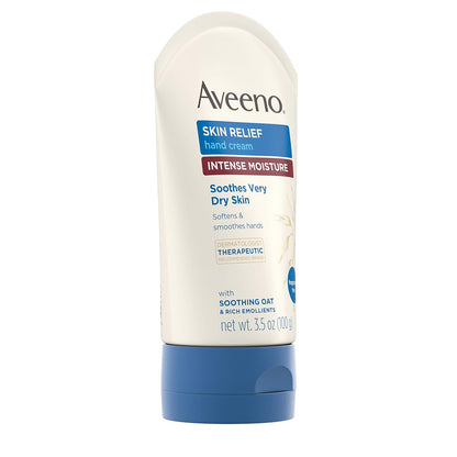Aveeno Skin Relief Hand Cream, 3.5 oz Tubes, Pack of 3 - view 3