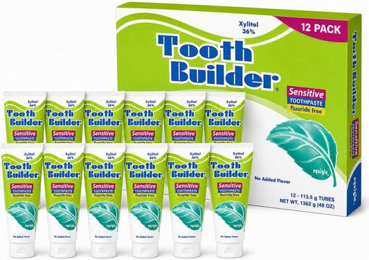 Squigle Tooth Builder Fluoride-Free Xylitol Toothpaste
