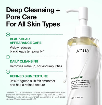 Anua Heartleaf Pore Control Cleansing Oil 200ml - view 5