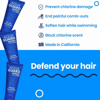 Aqua Guard Pre-Swim Hair Defense Chlorine Shield 1 oz, Pack of 3 - view 2