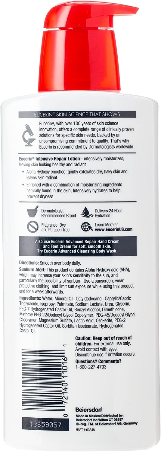 Eucerin Plus Intensive Repair Enriched Lotion 16.9 oz - view 2