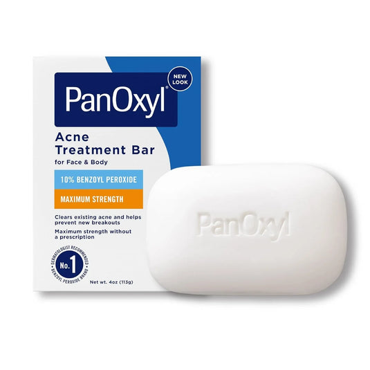 PanOxyl Acne Treatment Bar 10% Benzoyl Peroxide 4 oz