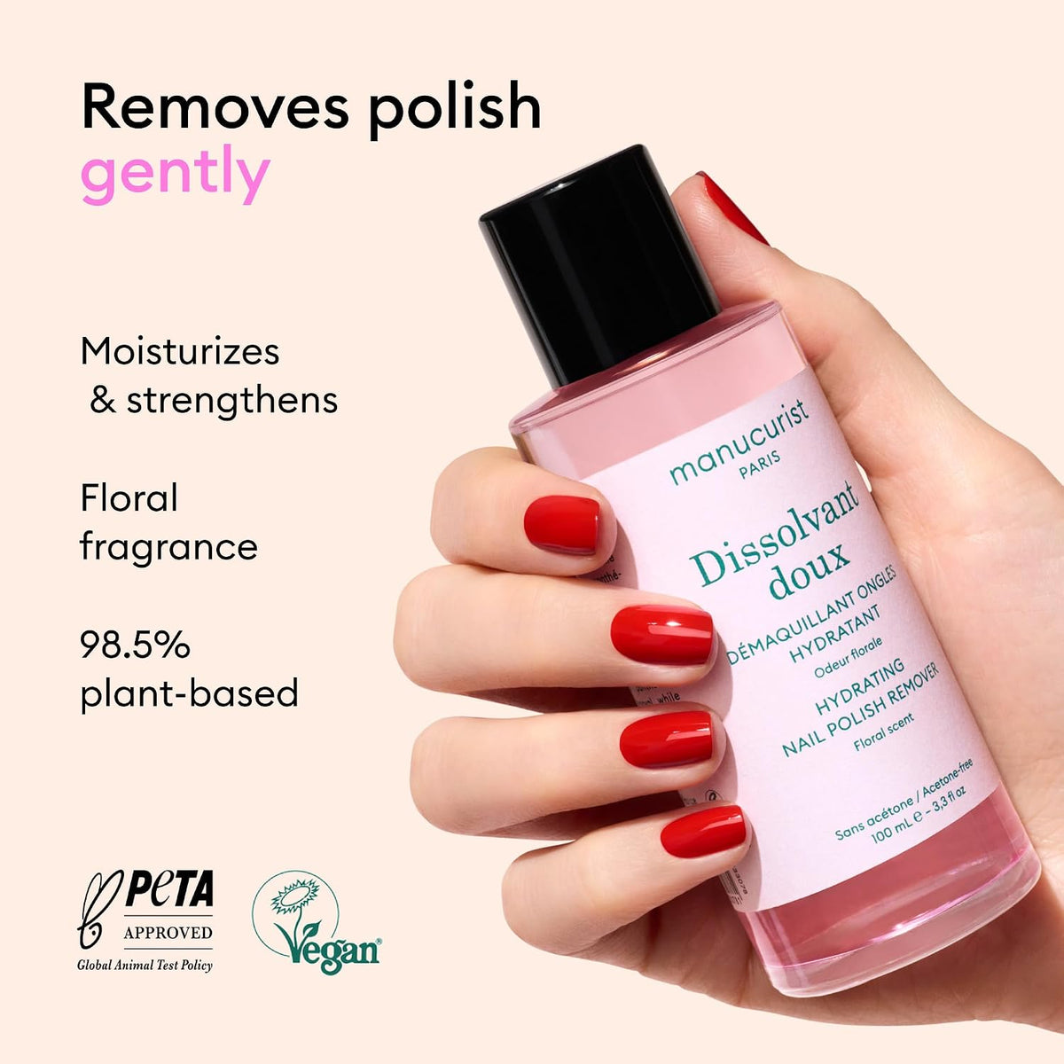 Manucurist Green & Active Acetone-Free Nail Polish Remover - view 2