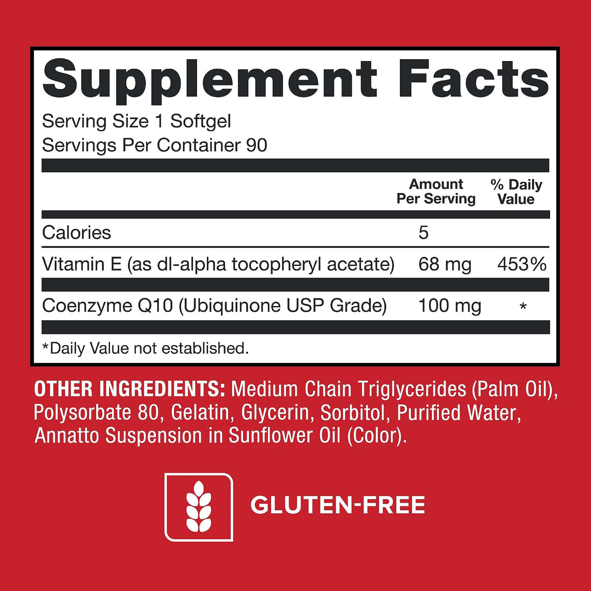 Qunol Ultra CoQ10 100mg, 90 Softgels - view 6