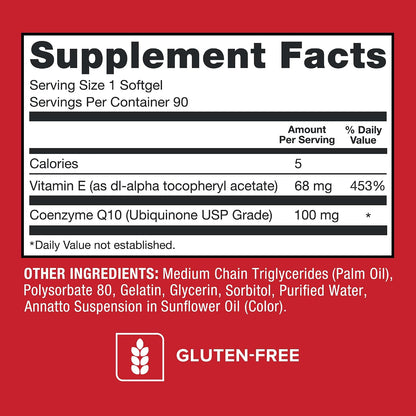 Qunol Ultra CoQ10 100mg, 90 Softgels - view 6