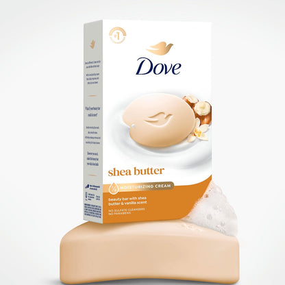 Dove Shea Butter Beauty Bar Soap, 3.75 oz, 8 Count - view 6