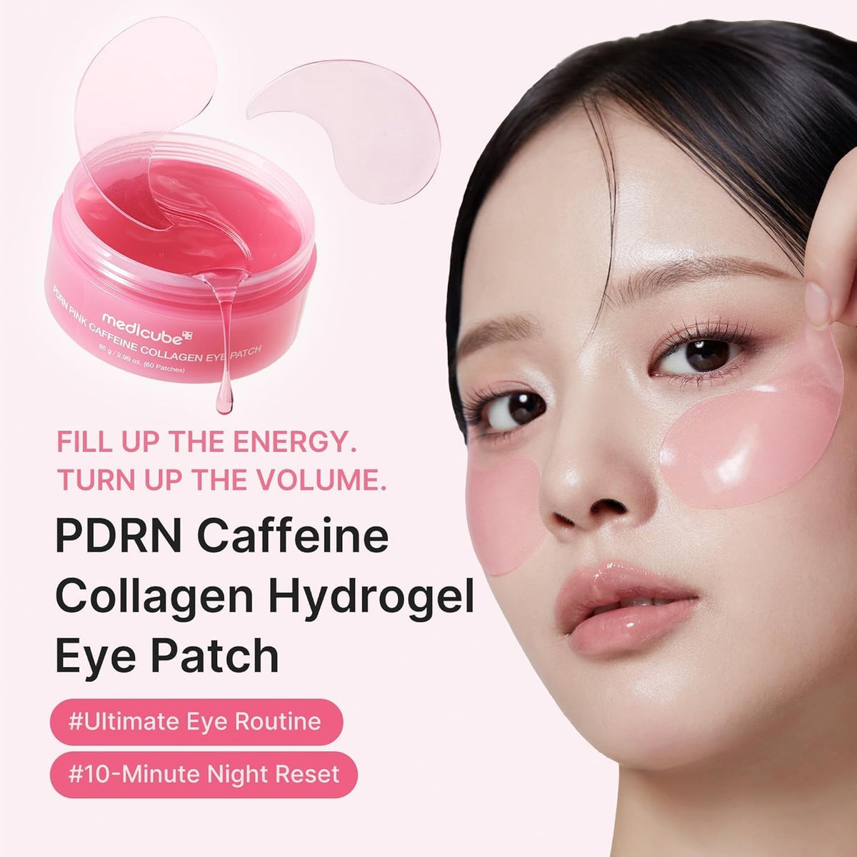 medicube Hydrogel Eye Patches with PDRN, Caffeine and Collagen 60 Count - view 2