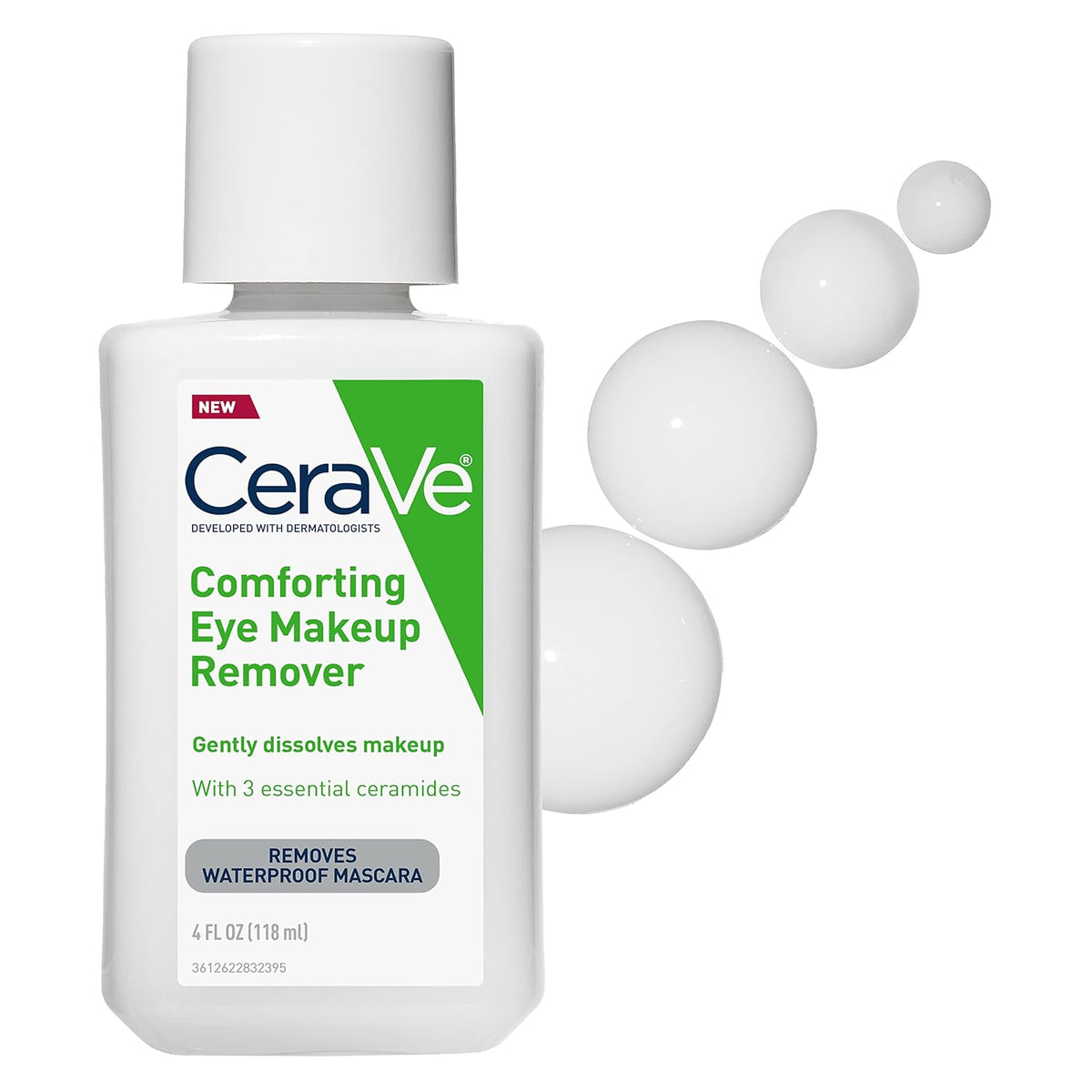 CeraVe Eye Makeup Remover with Hyaluronic Acid 113 g (4 oz) — product view
