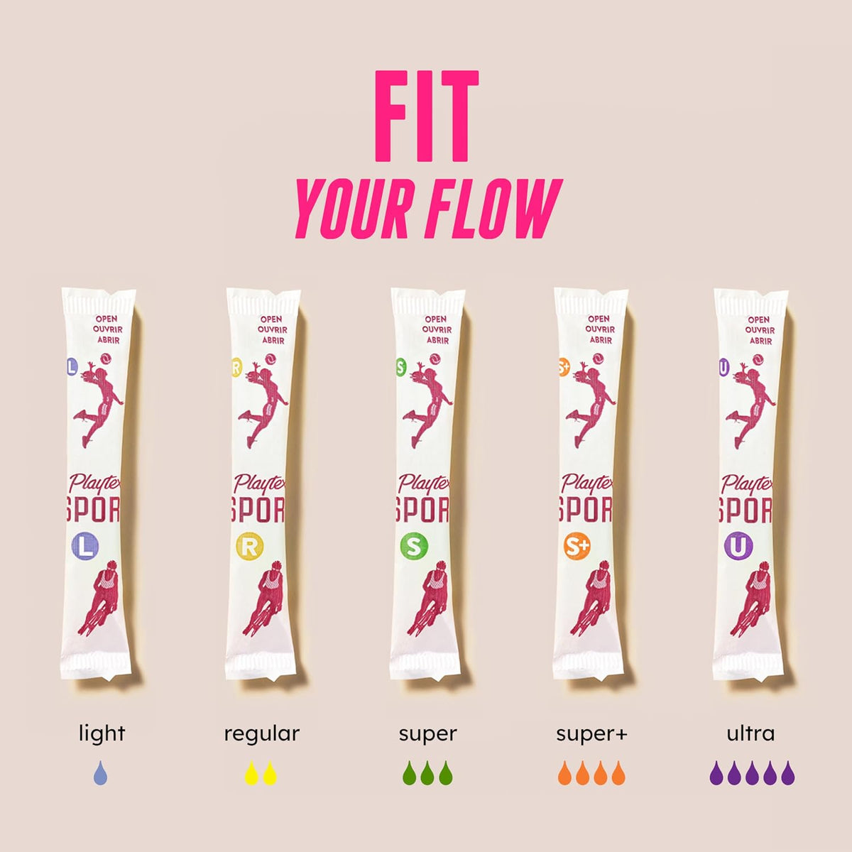 Playtex Sport Tampons Super, Fragrance Free - 48 Count - view 5
