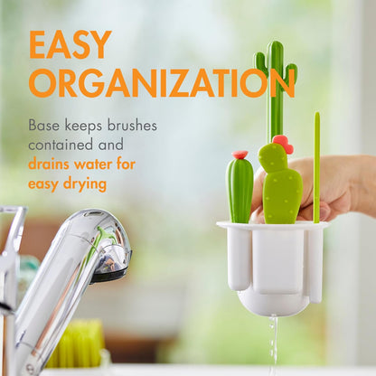 Boon Cacti Bottle Cleaning Brush Set, 4 Count - view 6