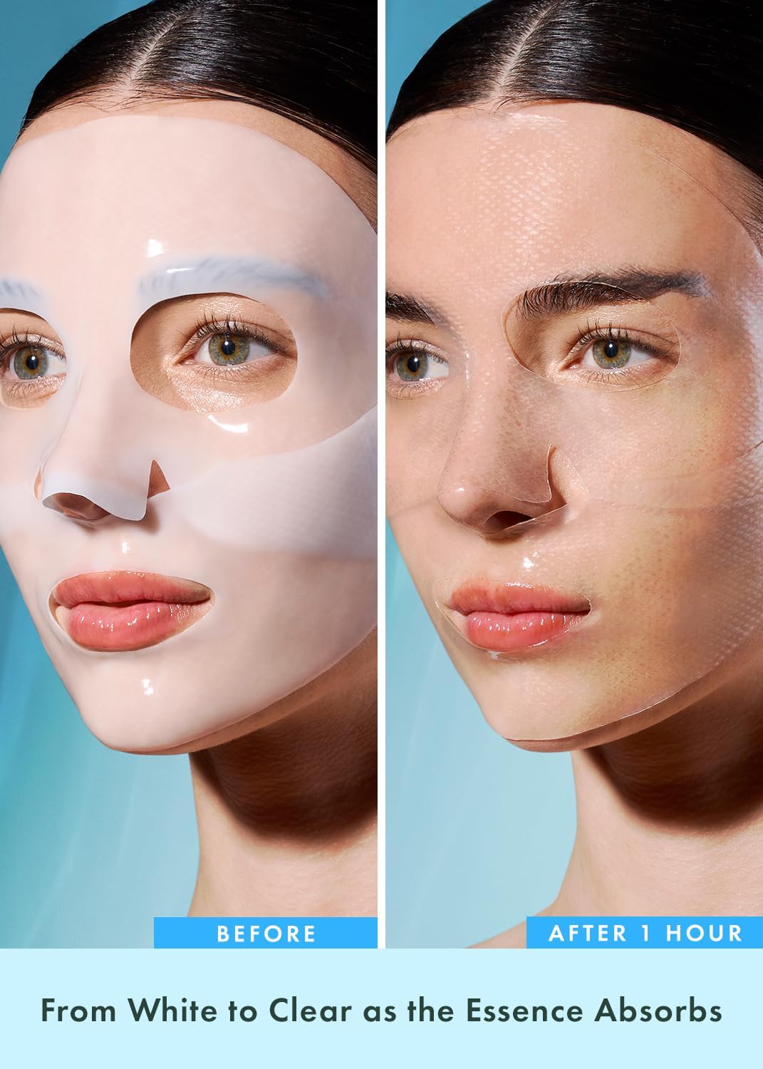 Rael Cryo Soothing Hydrogel Face Masks, Cooling & Calming, 4 Sheets - view 5